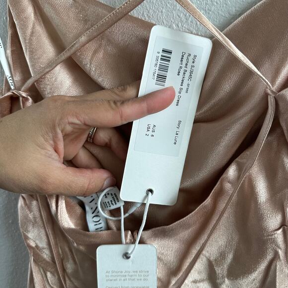 Shona Joy La Lune Lace Back Maxi Dress NEW Size US 2 - Picture 6 of 9